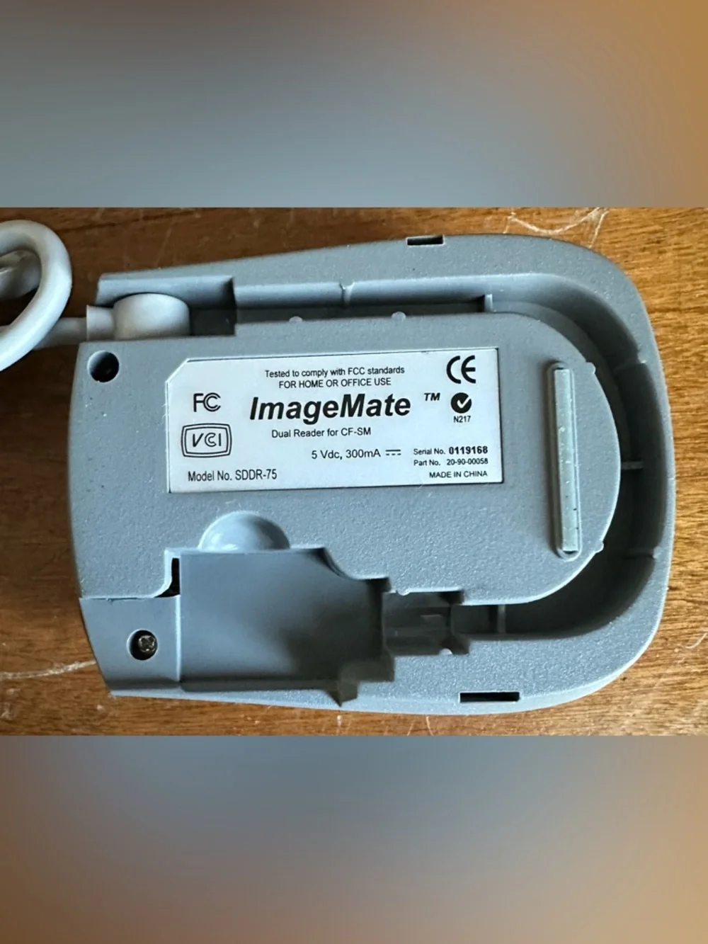 SanDisk ImageMate Model SDDR-75 Dual Card Reader for Home/Office Compactflash